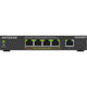 Netgear 5-port gigabit ethernet poe+ unmanaged switch (gs305pp) (zwart)