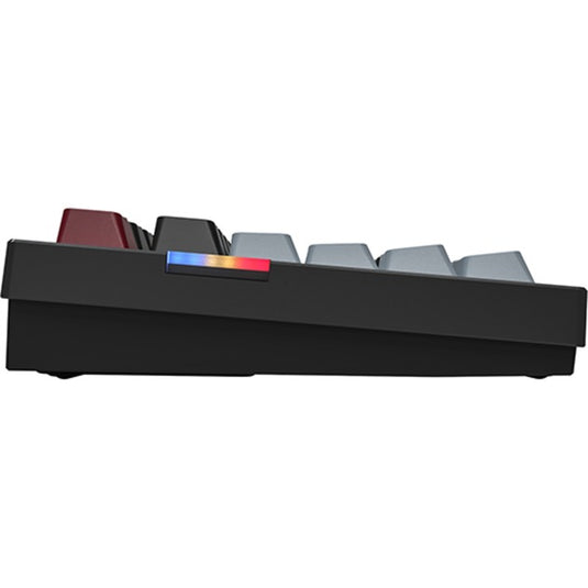 Montech mkey pro darkness rgb mechanisch toetsenbord (zwart, us lay-out (qwerty), gateron g pro yellow, 75%, hot-swappable, rgb, double-shot pbt, usb-c | 2.4 ghz | bluetooth 5.2)