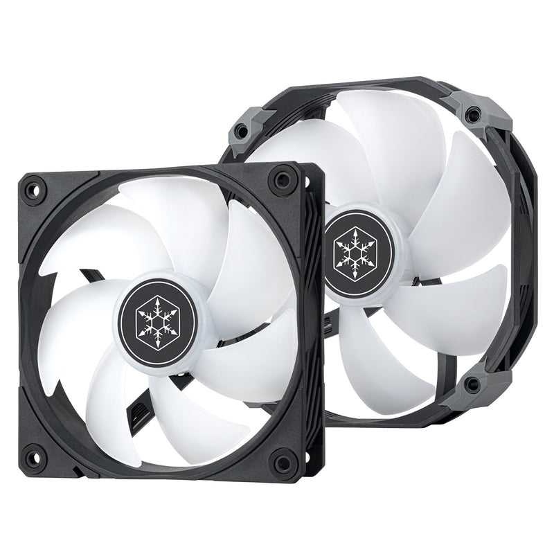 Afbeelding laden in galerijviewer, Silverstone sst-hyd140-argb cpu-koeler (4-pins pwm fan-connector, 4-1 pin argb (5v led))
