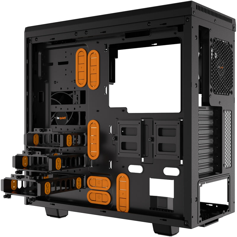 Afbeelding laden in galerijviewer, Be quiet! pure base 600 window midi tower behuizing (zwart oranje | 2x usb-a | tempered glass)
