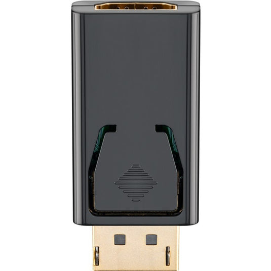 Goobay adapter displayport > hdmi (zwart, passief, verguld)