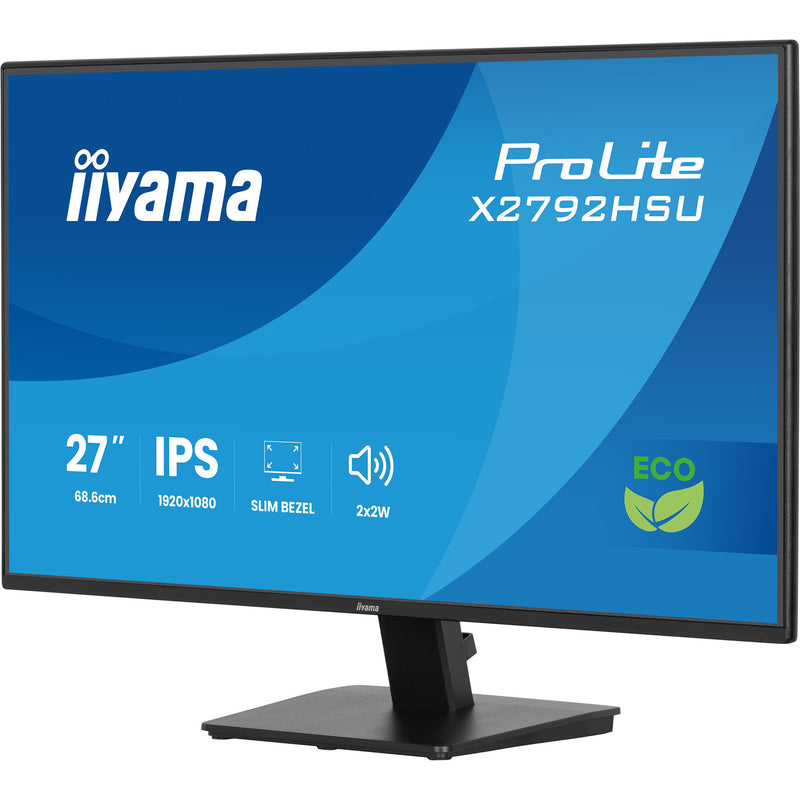 Afbeelding laden in galerijviewer, Iiyama prolite x2792hsu-b1 27 monitor (zwart (mat), hdmi, displayport, 2x usb-a, usb-b, 120 hz)
