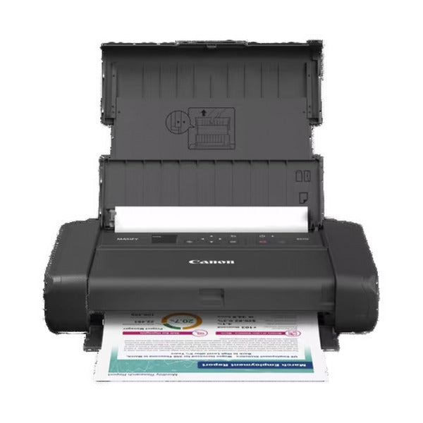 Afbeelding laden in galerijviewer, Canon maxify bx110 inkjetprinter (zwart, usb-c, wlan, accu inbegrepen)
