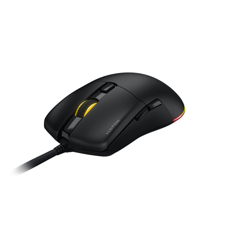 Afbeelding laden in galerijviewer, Hator pulsar 3 gaming muis (zwart, 400 - 12.000 dpi, rgb)
