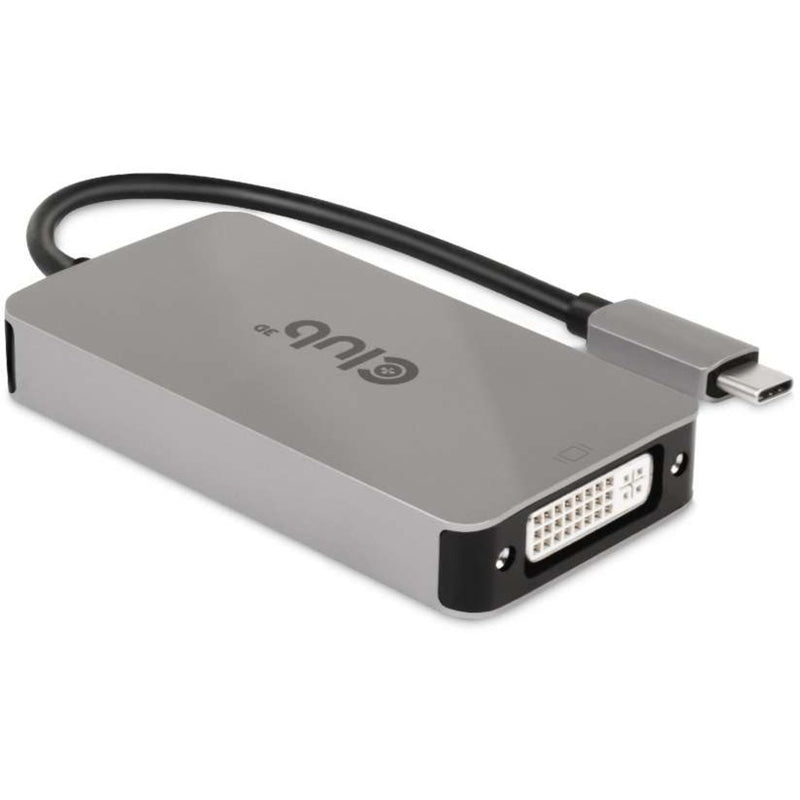 Afbeelding laden in galerijviewer, Club 3d usb 3.2 gen1 type-c naar dvi-d hdcp off version adapter (grijs zwart)
