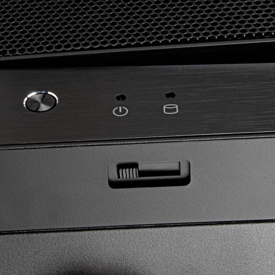 Silverstone sst-gd11b htpc behuizing (zwart | 2x usb-a | 1x usb-c)