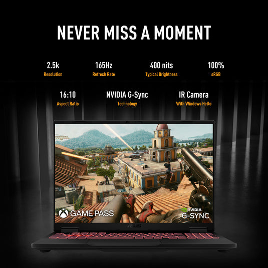 Asus tuf gaming a16 fa608um-rv253w 16 gaming laptop (grijs | ryzen 7 260 | rtx 5060 | 16 gb | 1 tb ssd)