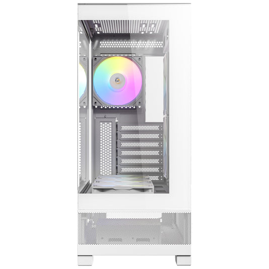Antec cx700 elite rgb midi tower behuizing (wit | 2x usb-a | tempered glass)