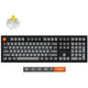 Keychron k10 max-b4 rgb mechanisch toetsenbord (zwart, us lay-out (qwerty), super banana, 100%, rgb leds, osa double-shot pbt, usb-c | 2.4 ghz | bluetooth 5.1)