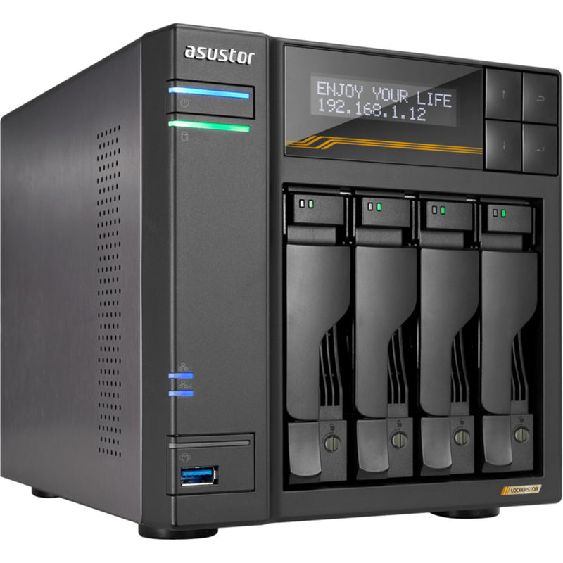 Afbeelding laden in galerijviewer, Asustor lockerstor 4 as6804t nas (zwart)
