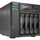 Asustor lockerstor 4 as6804t nas (zwart)