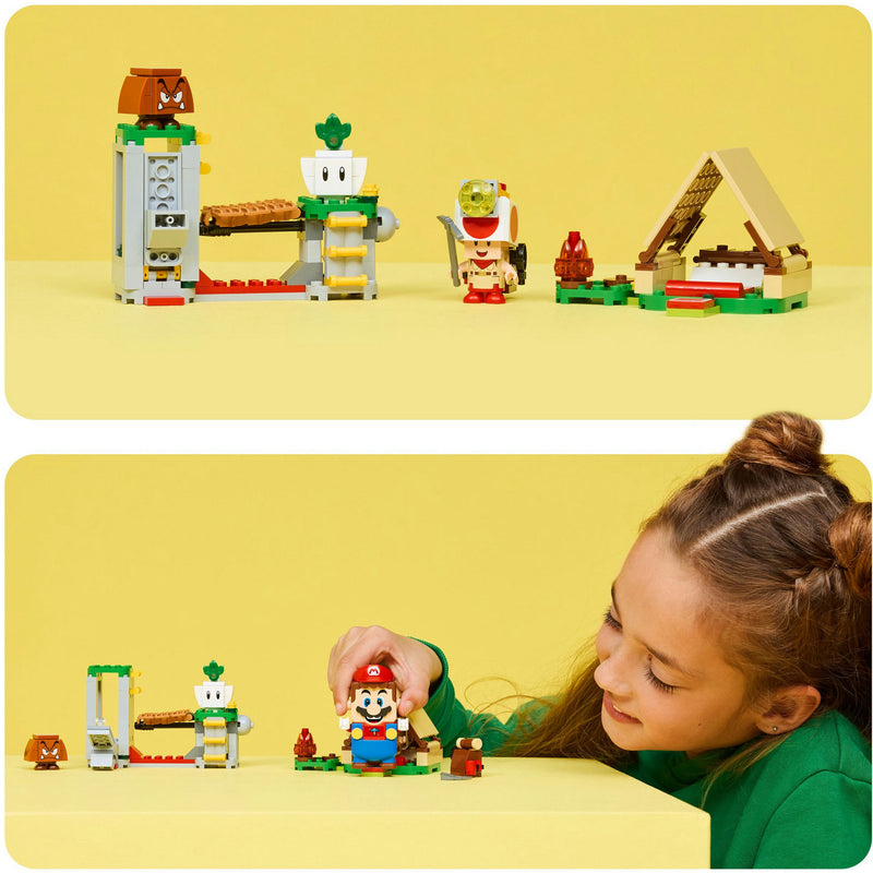 Afbeelding laden in galerijviewer, Lego super mario - toad-baas' kampeerplaats constructiespeelgoed (72040)
