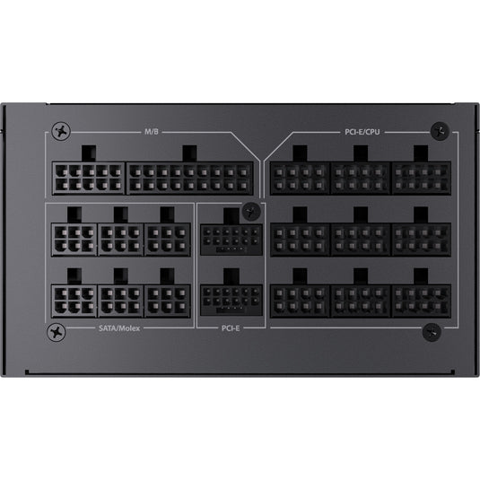 Antec signature 2200 platinum atx3.1 modulaire 2200 watt voeding (zwart, 2x 12v-2x6, 6x pcie)