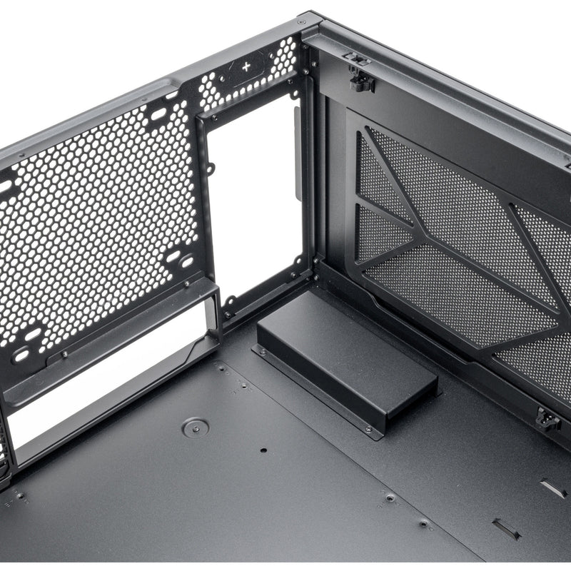 Afbeelding laden in galerijviewer, Silverstone crown 04 htpc behuizing (donkergrijs | 4x usb-a | 1x usb-c)
