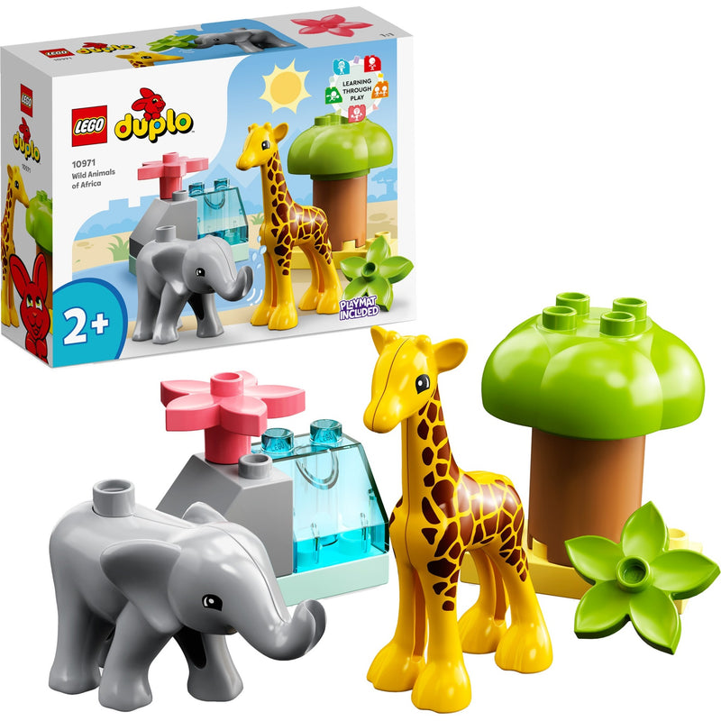 Afbeelding laden in galerijviewer, Lego duplo - wilde dieren van afrika constructiespeelgoed (10971)
