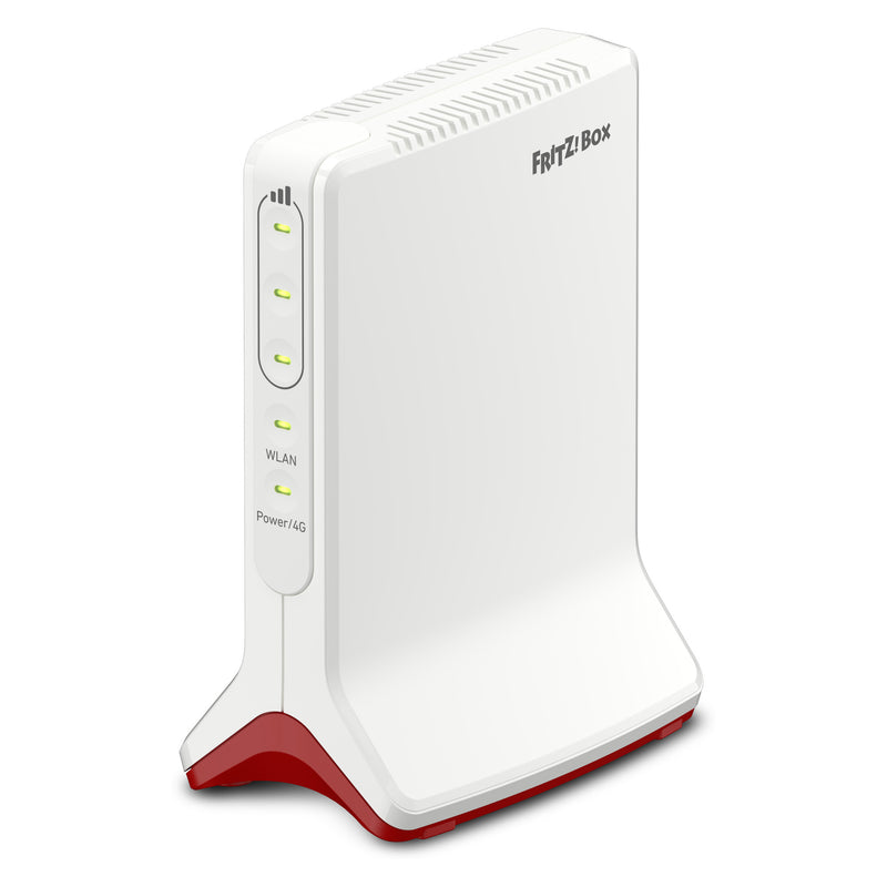 Afbeelding laden in galerijviewer, Fritz! box 6825 4g edition international wlan lte router (wit rood, mesh wi-fi, 4g 3g)
