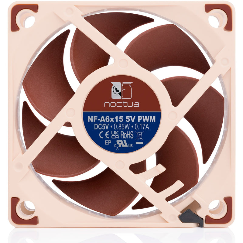 Afbeelding laden in galerijviewer, Noctua nf-a6x15 5v pwm case fan (60 x 60 x 15 mm)
