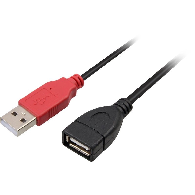 Afbeelding laden in galerijviewer, Delock y-kabel 2x usb-a 2.0 male > 1 x usb-a 2.0 female splitterkabel (zwart rood, 0,2 meter)
