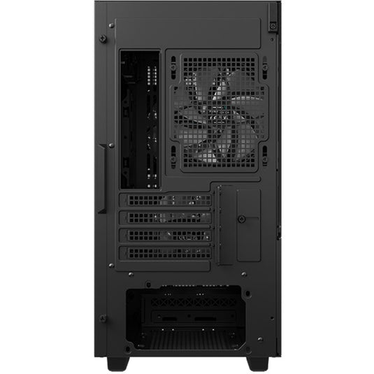 Deepcool ch360 mini tower behuizing (zwart | 1x usb-a | 1x usb-c | rgb | tempered glass)