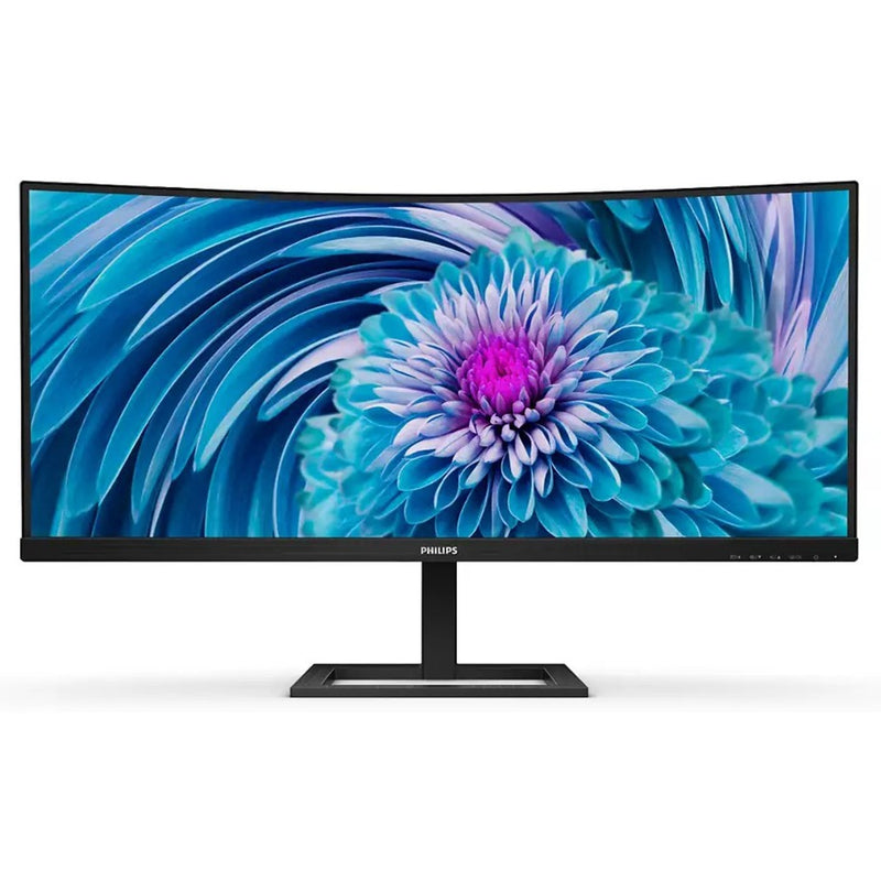 Afbeelding laden in galerijviewer, Philips 346e2cuae 00 34 curved ultrawide monitor (zwart, hdmi, displayport, 4x usb-a, usb-c)
