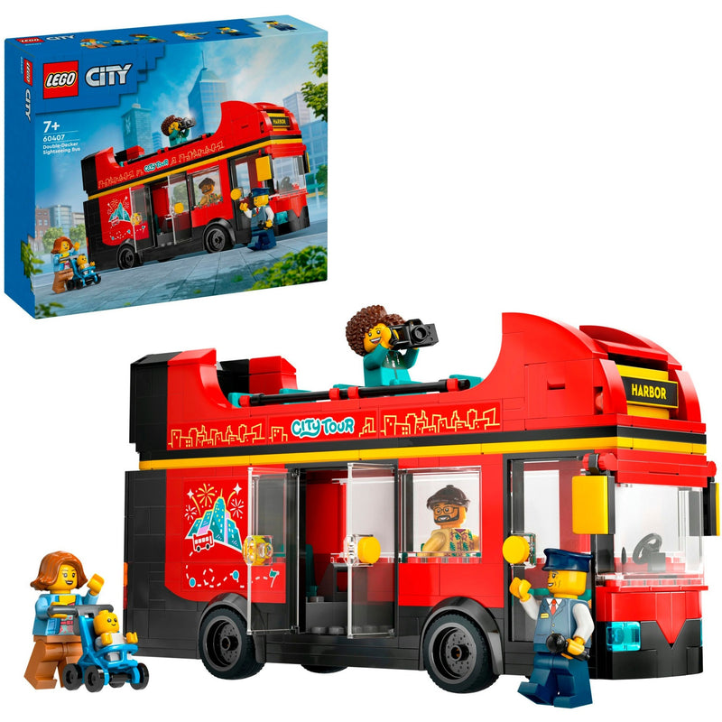 Afbeelding laden in galerijviewer, Lego city toeristische rode dubbeldekker - 60407
