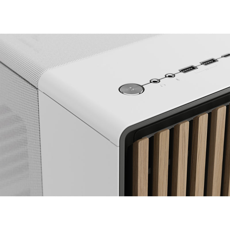 Afbeelding laden in galerijviewer, Fractal design north midi tower behuizing (wit houtkleur | 2x usb-a | 1x usb-c)
