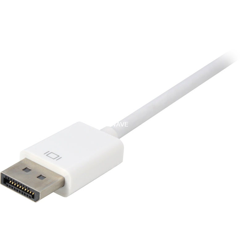 Afbeelding laden in galerijviewer, Sharkoon displayport 1.2 > dvi24+1 kabel (wit, 0,15 meter)
