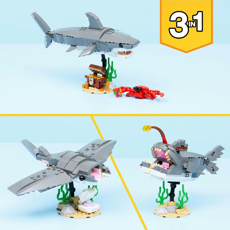 Afbeelding laden in galerijviewer, Lego creator 31381 woeste haai met schatkist
