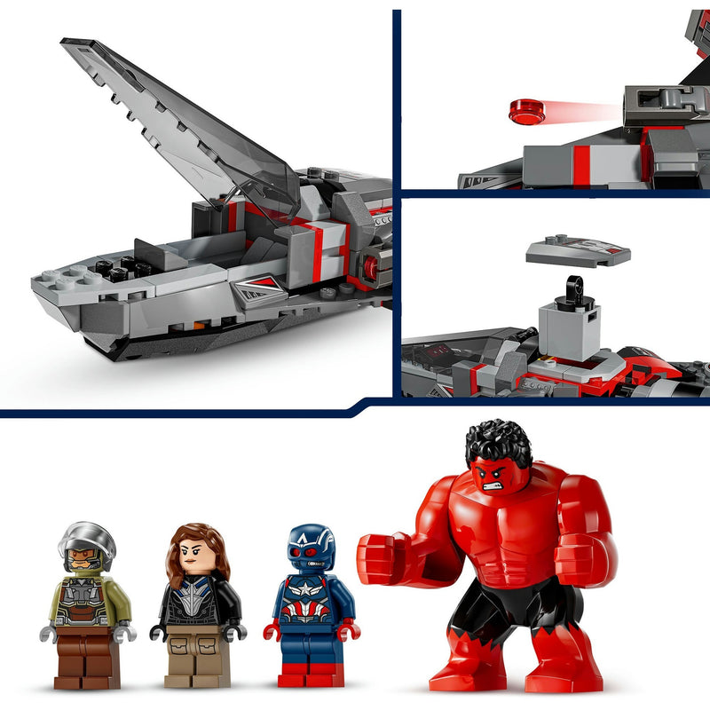 Afbeelding laden in galerijviewer, Lego marvel - captain america vs. rode hulk duel constructiespeelgoed (76292)
