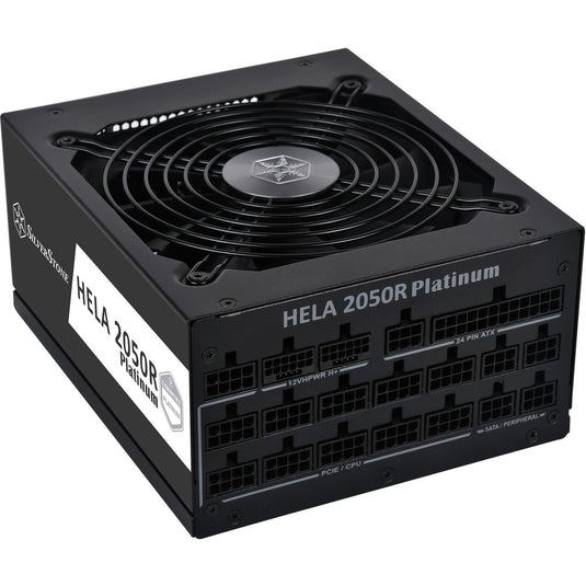 Silverstone hela 2050r platinum, modulaire 2050 watt voeding (zwart, 14x pcie)