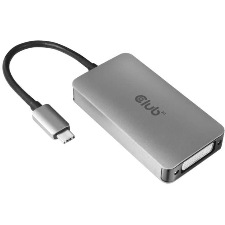 Afbeelding laden in galerijviewer, Club 3d usb type c to dvi-i dual link active adapter (grijs, cac-1510)
