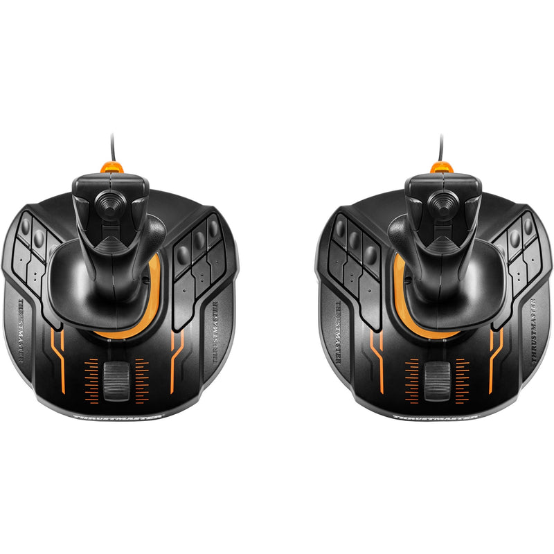 Afbeelding laden in galerijviewer, Thrustmaster t.16000m fcs space sim duo joystick (zwart oranje, pc)
