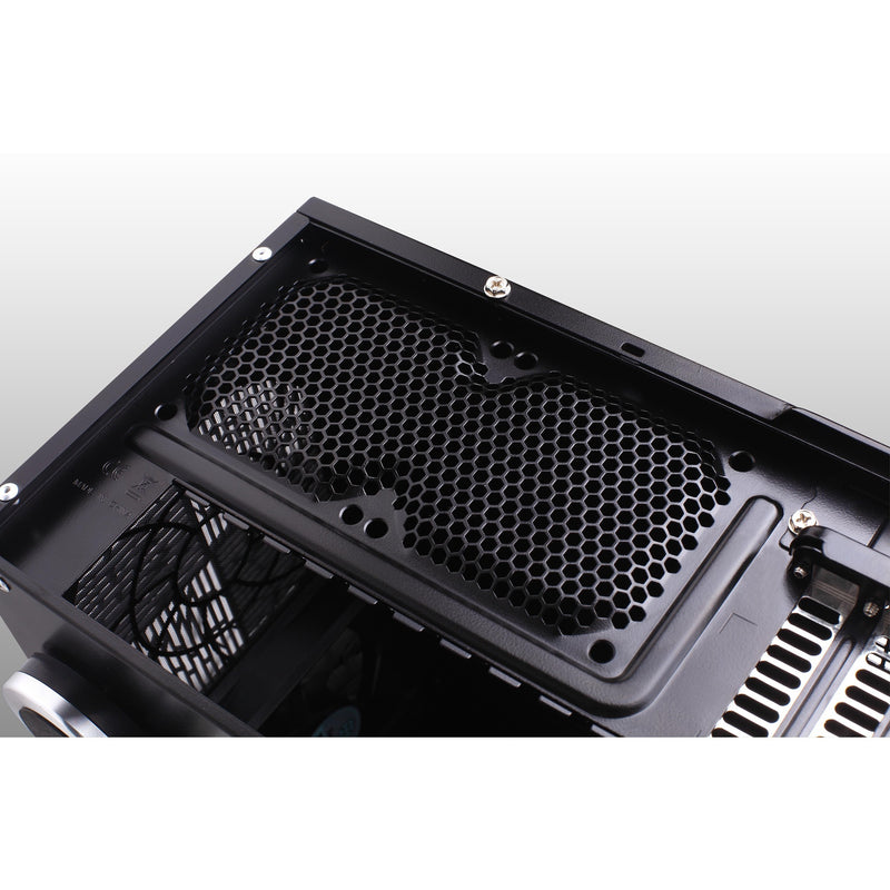 Afbeelding laden in galerijviewer, Silverstone grandia gd07b htpc behuizing (zwart | 2x usb-a)
