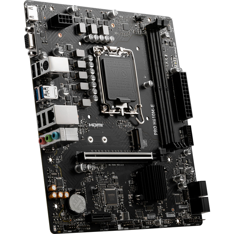 Afbeelding laden in galerijviewer, Msi pro h610m-e socket 1700 moederbord (gb-lan, sound, µatx)
