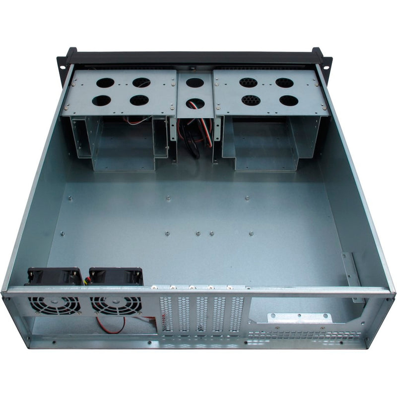 Afbeelding laden in galerijviewer, Inter-tech 3u-3098-s rack behuizing (zwart | 2x usb-a)
