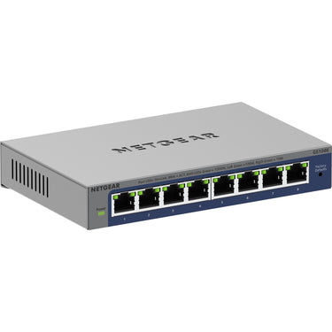 Netgear 8-poorts gigabit plus-switch (gs108e-400eus) (grijs, unmanaged)