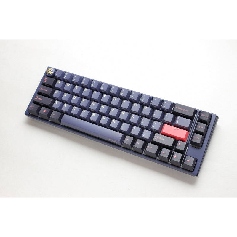 Afbeelding laden in galerijviewer, Ducky one 3 cosmic blue sf rgb mechanisch toetsenbord (donkerblauw, us lay-out (qwerty), cherry mx red, 65%, rgb leds, double-shot pbt, hot-swappable, quack mechanics)
