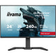 Iiyama g-master red eagle gb2471hsu-b1 23.8 gaming monitor (zwart, 2x hdmi, displayport, usb-a, usb-c, 240 hz)