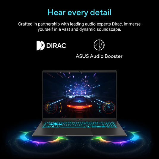 Asus v16 fx3607vp-rp003ws 16 gaming laptop (zwart | core 7 240h | rtx 5070 | 16 gb | 1 tb ssd)