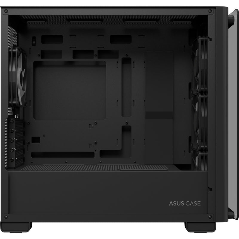Afbeelding laden in galerijviewer, Asus a23 plus mini tower behuizing (zwart | 2x usb-a | 1x usb-c | rgb | tempered glass)
