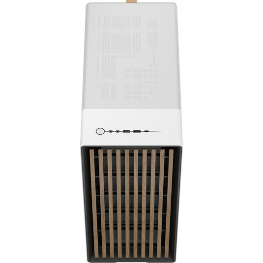 Fractal design north midi tower behuizing (wit houtkleur | 2x usb-a | 1x usb-c)