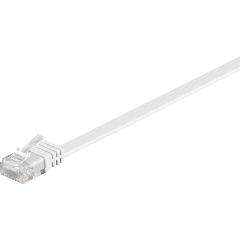 Afbeelding laden in galerijviewer, Goobay cat.5e netwerkkabel (wit, 20 meter, u utp, rj-45, platte kabel)
