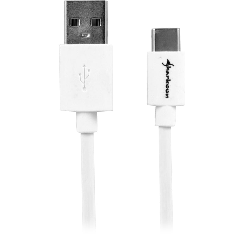 Afbeelding laden in galerijviewer, Sharkoon usb-a 2.0 - usb-c kabel (wit, 1,5 meter)
