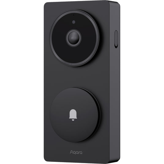 Aqara slimme video deurbel g410 select (zwart, wifi, bluetooth, zigbee, matter)