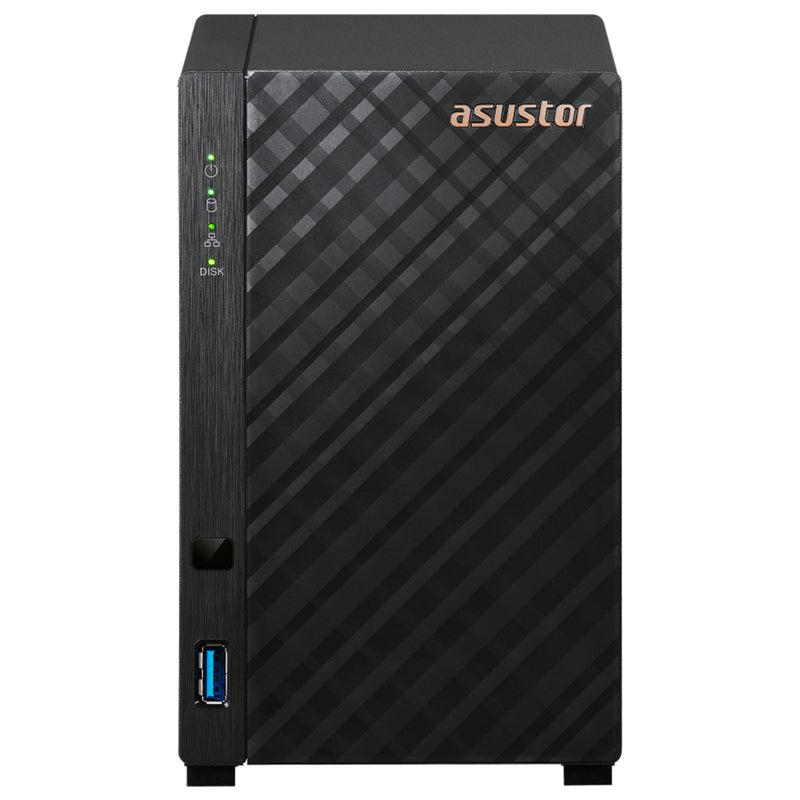 Afbeelding laden in galerijviewer, Asustor drivestor 2 gen2 (as1202t) nas (zwart, lan, usb)
