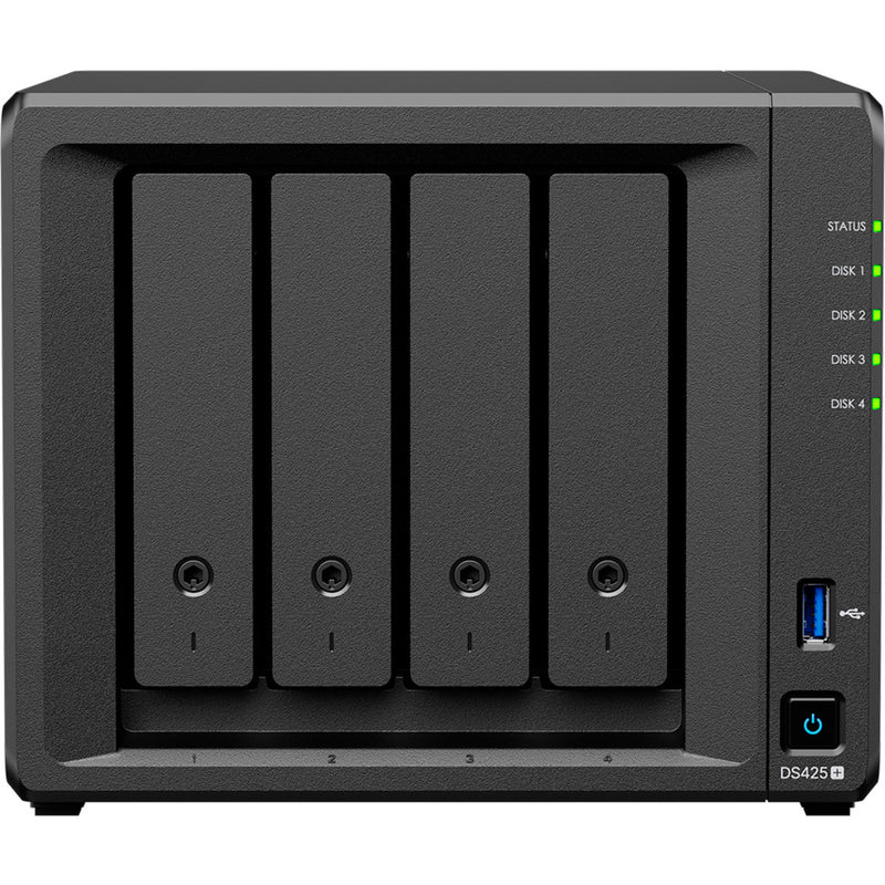 Afbeelding laden in galerijviewer, Synology diskstation ds425+ nas (zwart, 2x lan, 2x usb-a 3.2 (5 gbit s))
