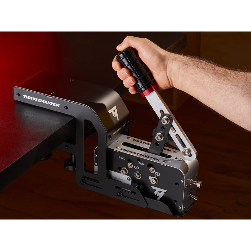 Afbeelding laden in galerijviewer, Thrustmaster tm racing clamp houder (zwart, voor tss handbrake th8a shifter)
