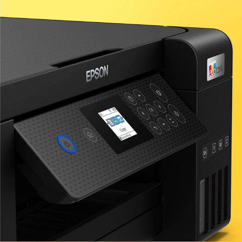 Afbeelding laden in galerijviewer, Epson ecotank et-2850 a4 multifunctionele wi-fi-printer met inkttank all-in-one inkjetprinter (zwart, scannen, kopiëren, wi-fi, inclusief tot 3 jaar inkt)
