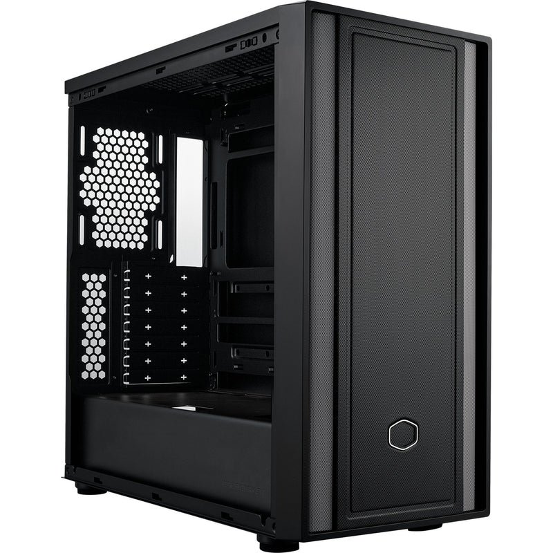 Afbeelding laden in galerijviewer, Cooler master masterbox 600 lite midi tower behuizing (zwart | 2x usb-a | 1x usb-c | rgb | tempered glass)
