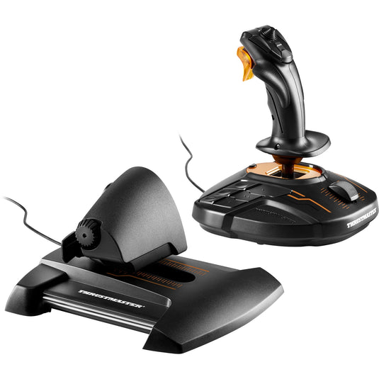 Thrustmaster t.16000m fcs hotas gaming hotas (zwart oranje, pc)
